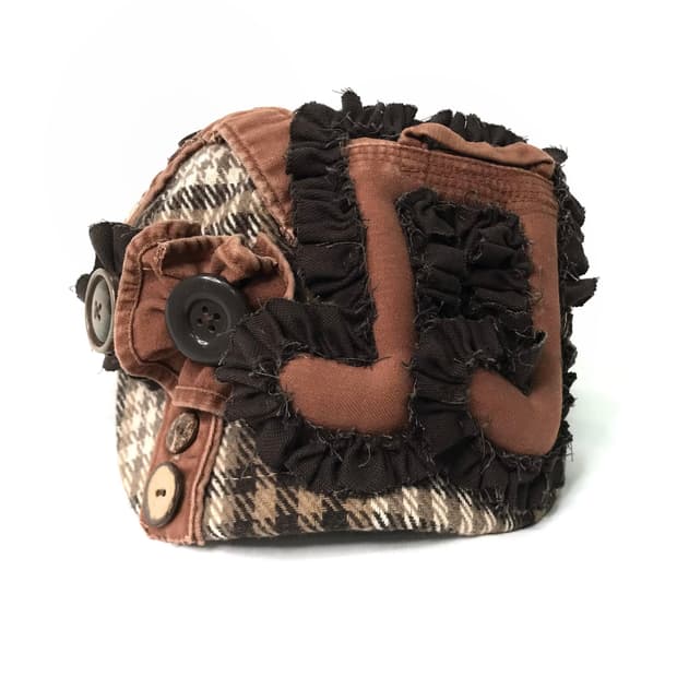 Music-note🎵newsboy cap (red brown)