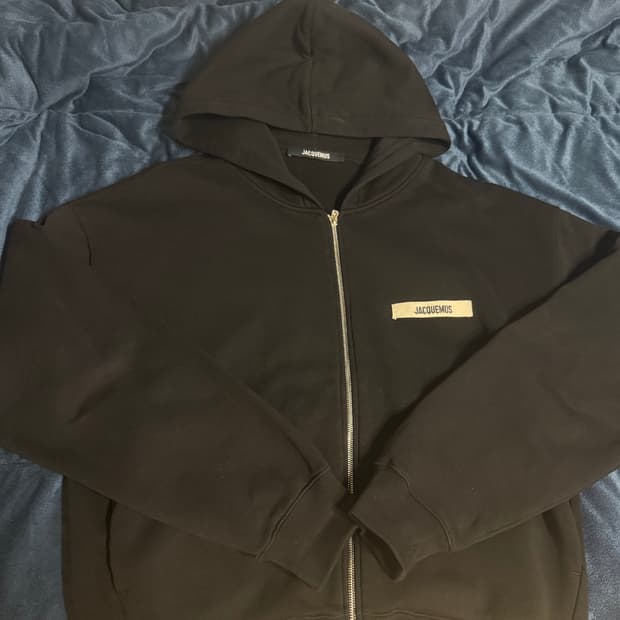 [XL] 자크뮈스 후드집업 LE HOODIE ZIP GROS GRAIN