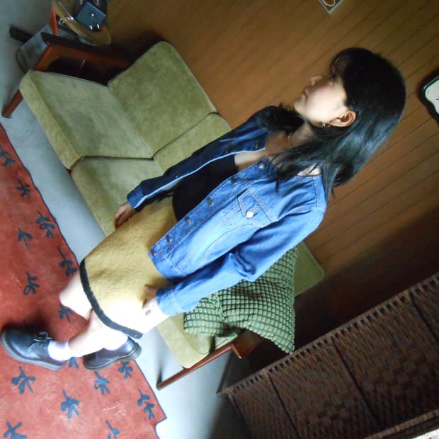 노카라 데님 자켓