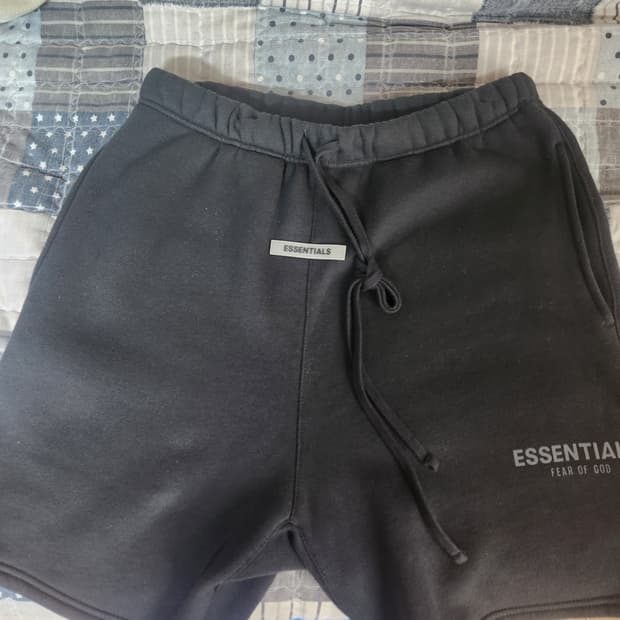 피어오브갓 블랙 에센셜 후드 셋업 후드티 반바지