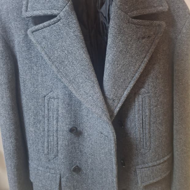 포터리 셔틀랜드 울 피코트 2사이즈