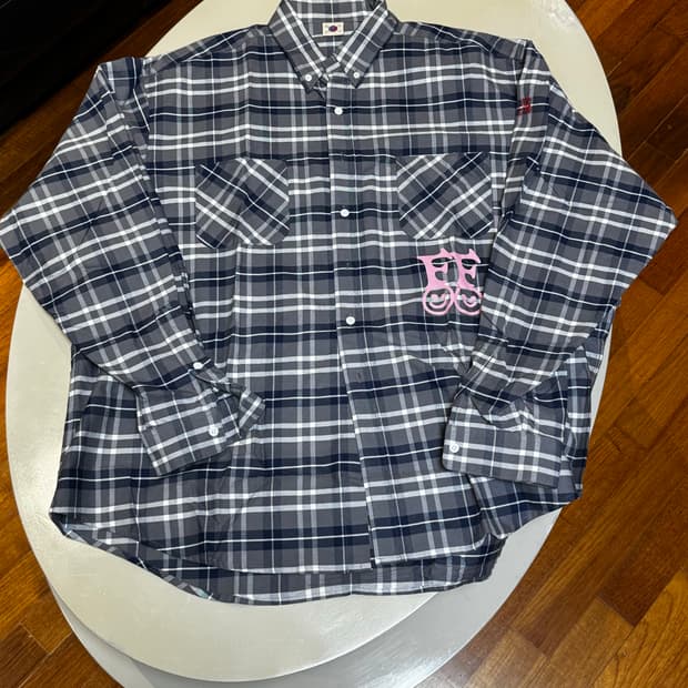 [정품택 제공] 스탠스서울 22FW 체크 셔츠 L