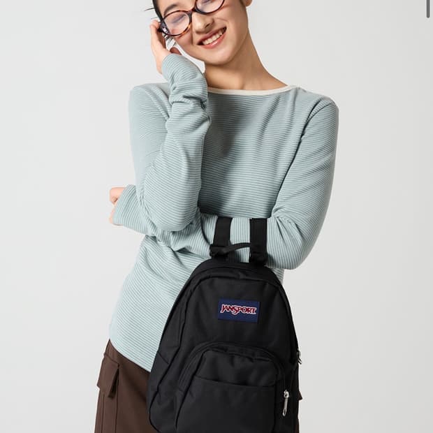 잔스포츠 하프파인트 미니 백팩 블랙