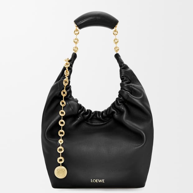 로에베 스퀴즈 스몰 블랙 백