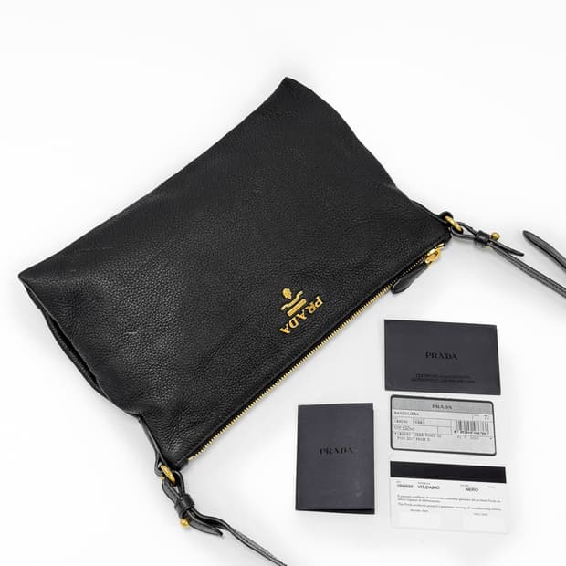 프라다 1BH050 비텔로 다이노 레더 크로스백