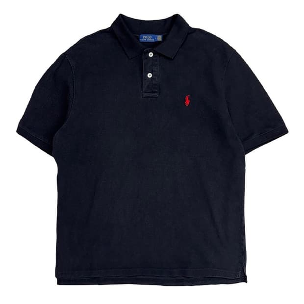 RALPH LAUREN PK 반팔티 블랙 L