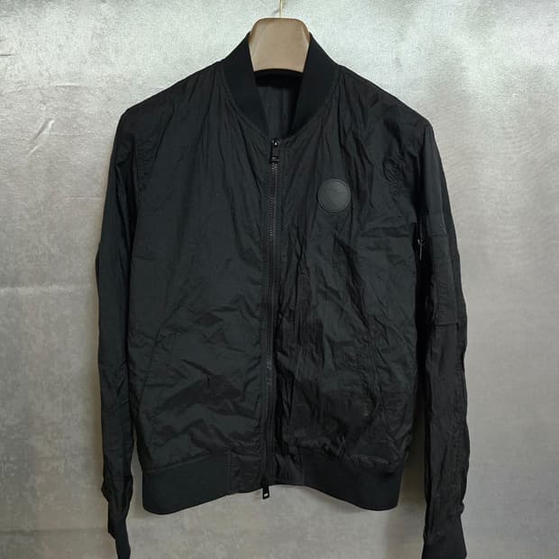 플랙 블랙 봄버 자켓