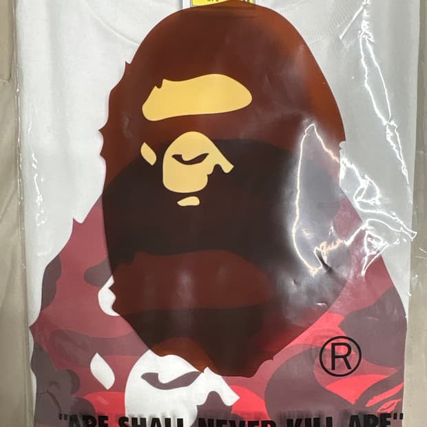 베이프 카모 빅에이프 티셔츠