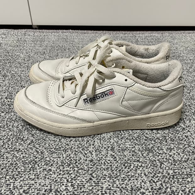 리복 클럽c 85 빈티지 초크 블랙