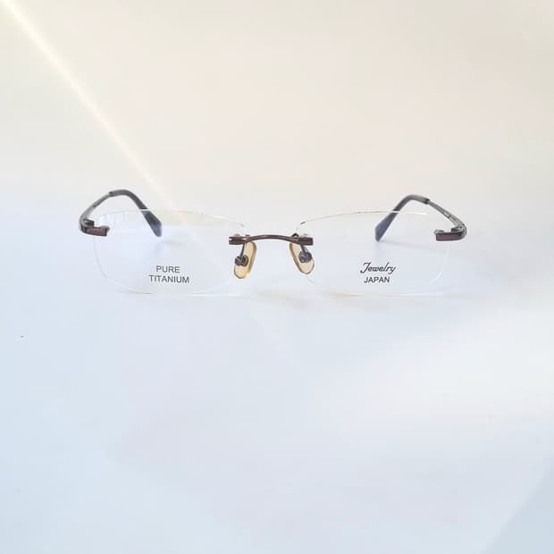 데드스탁 Jewelry 무테 퓨어티탄늄 버건디컬러