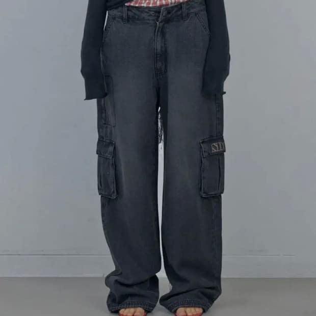 스컬프터 Acid Cargo Jogger Pants