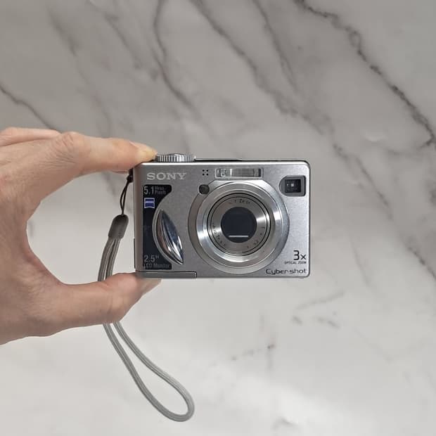 필름감성! 소니 사이버샷 DSC-W5 빈티지 카메라