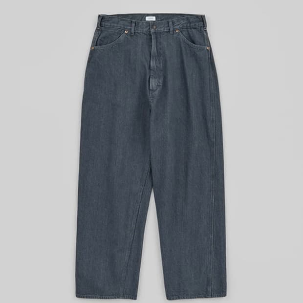 시오타 데님 페인터팬츠 미디엄그레이 6