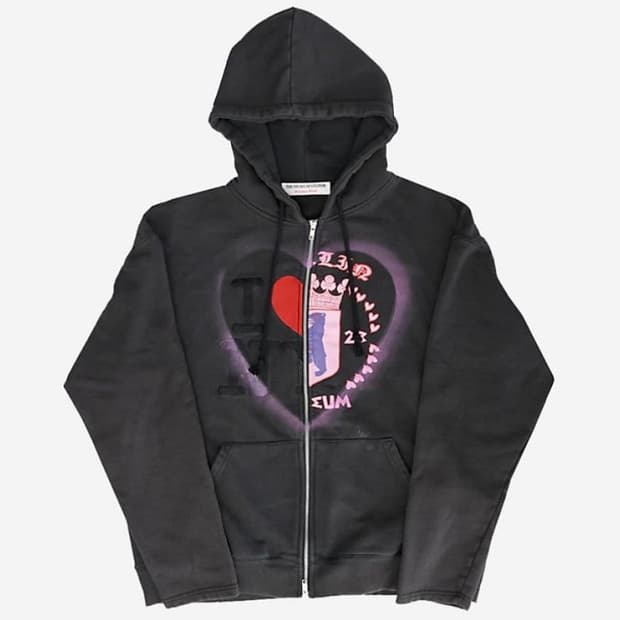 더뮤지엄비지터 Heart Sprayed 후드집업 구합니다 제발