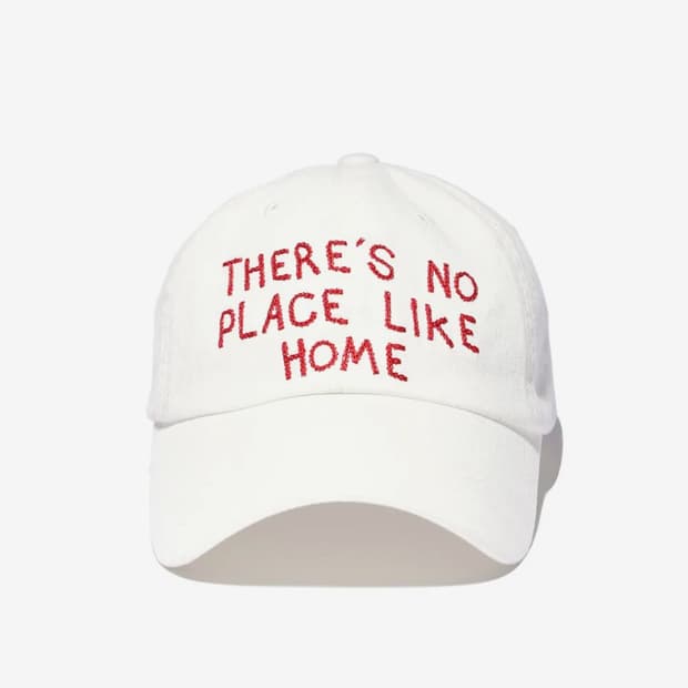 유희 youhee 레터링 워싱 볼캡 화이트