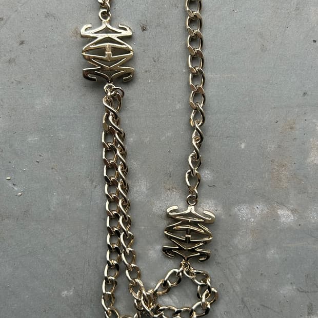 빈티지 골드 맥시 체인 목걸이