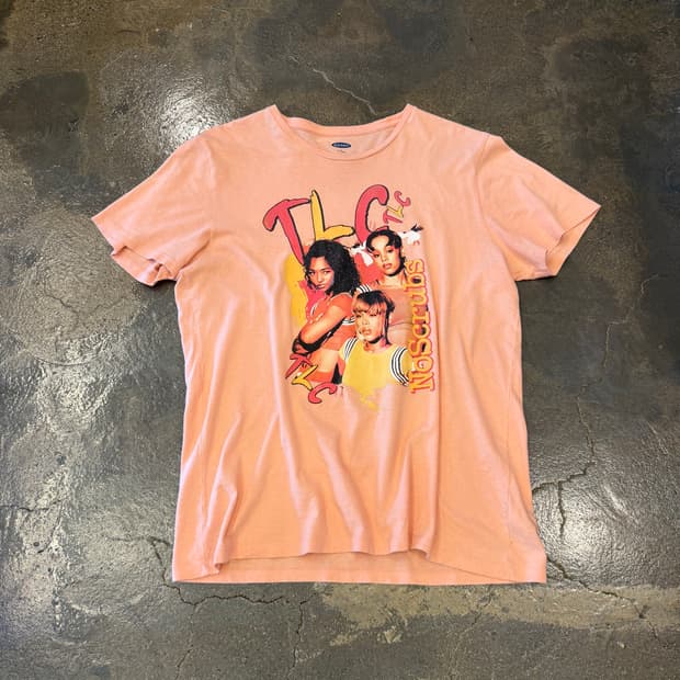 00s OLD NAVY TLC 그래픽 반팔티 L