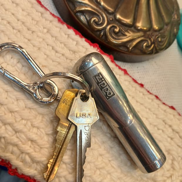 빈티지 지포 휴대용 재떨이 