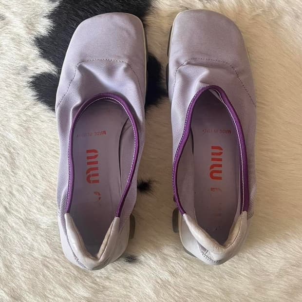 Miu miu 메쉬 플랫슈즈 235-240