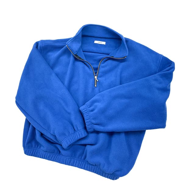 [2] 논노드 하프 집 플리스 블루