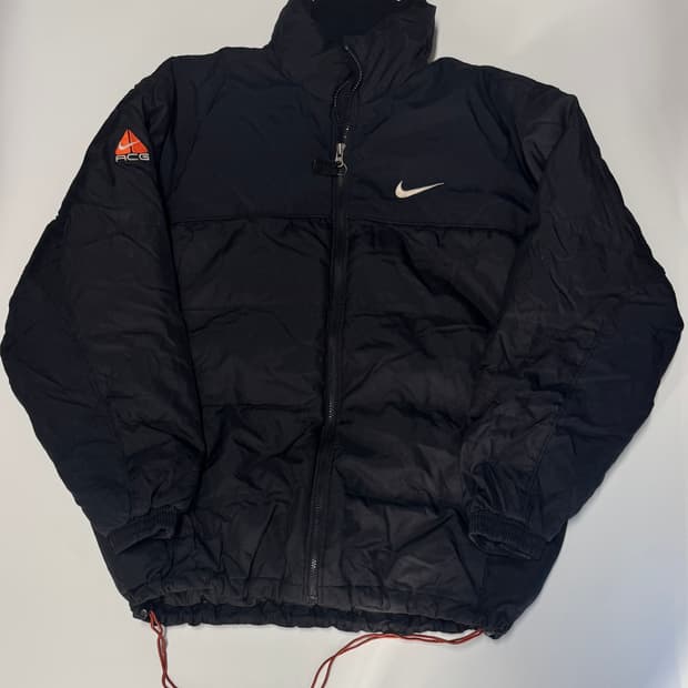 희귀!! 나이키 ACG 올드스쿨 밑단 스트링 패딩 점퍼 XL