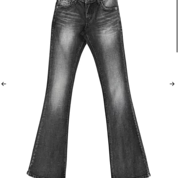 보헤미안서울 부츠컷 데님 그레이 S