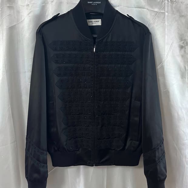 생로랑 SS20 블랙 나폴레옹 자켓