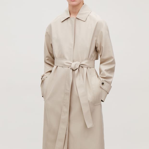 COS 오가닉 트렌치 36