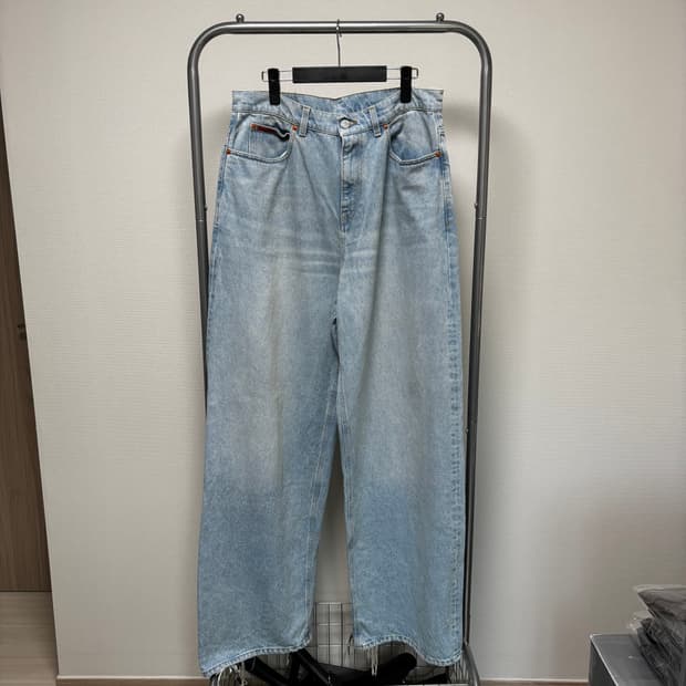 L) 마틴 로즈 24AW 와이드 배기 데님