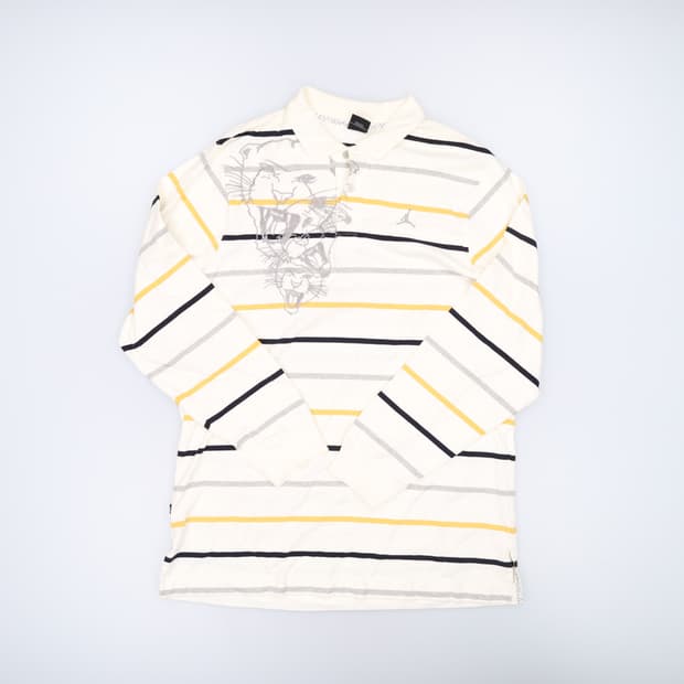 [2XL] 나이키 조던 배색 스트라이프 긴팔티 0106J