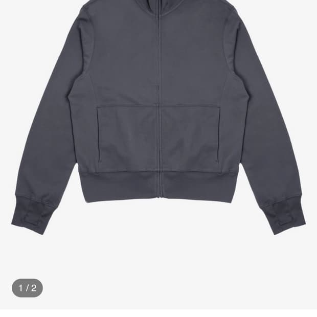Layer Zip Jersey Grey