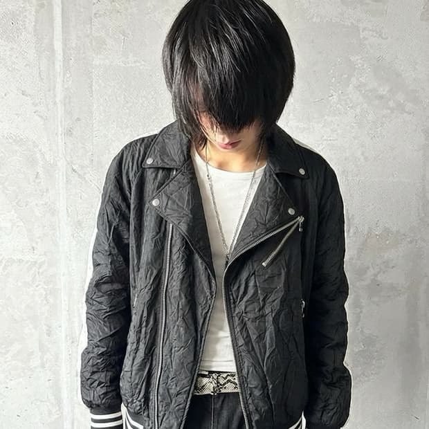 발망 23ss 크링클 라이더  봄버 자켓