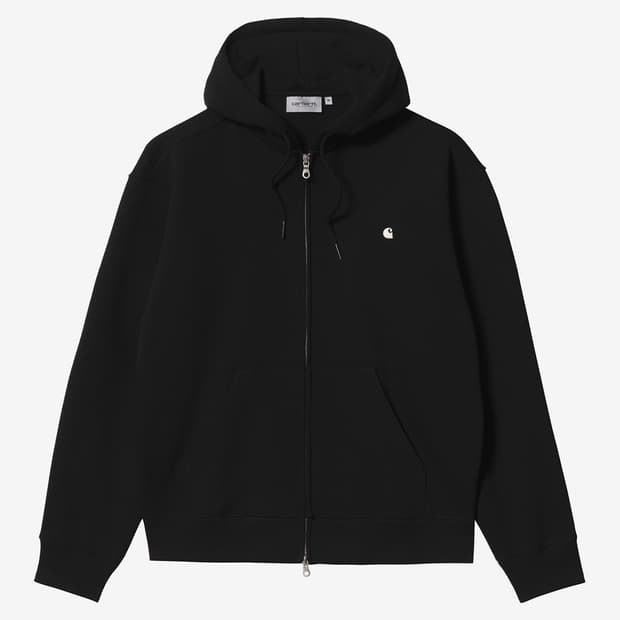 칼하트 윕 후디드 메디슨 자켓 블랙/왁스