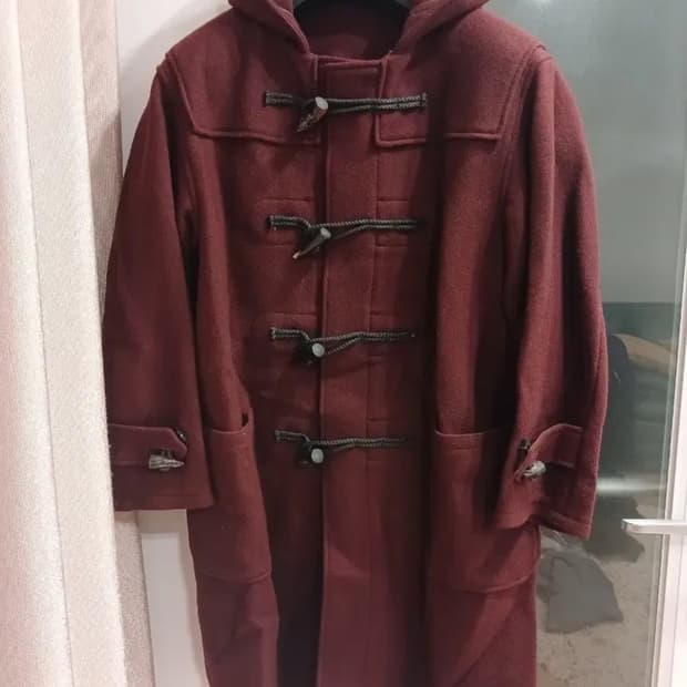 CAMOSHITA OVERSIZED WOOL DUFFLE COAT