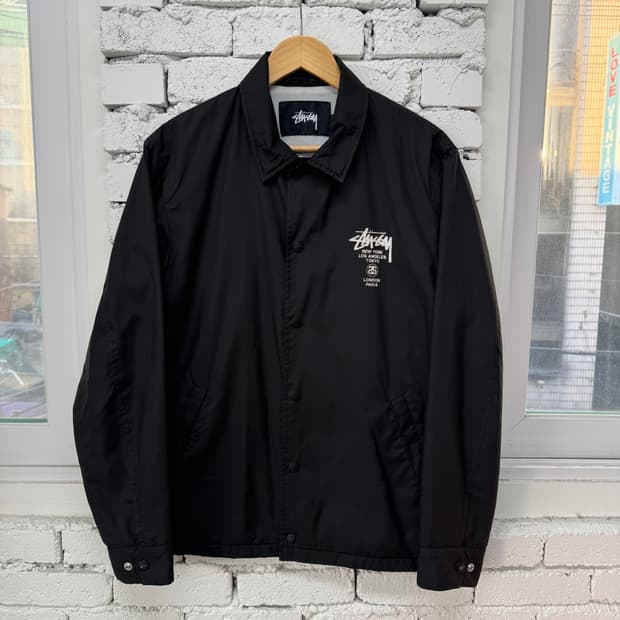 스투시 월드투어 코치자켓 