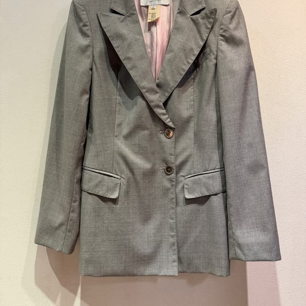 ANNA MOLINARI Grey Blazer(Made In Italy)