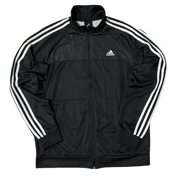 아디다스 블랙 트랙탑 져지