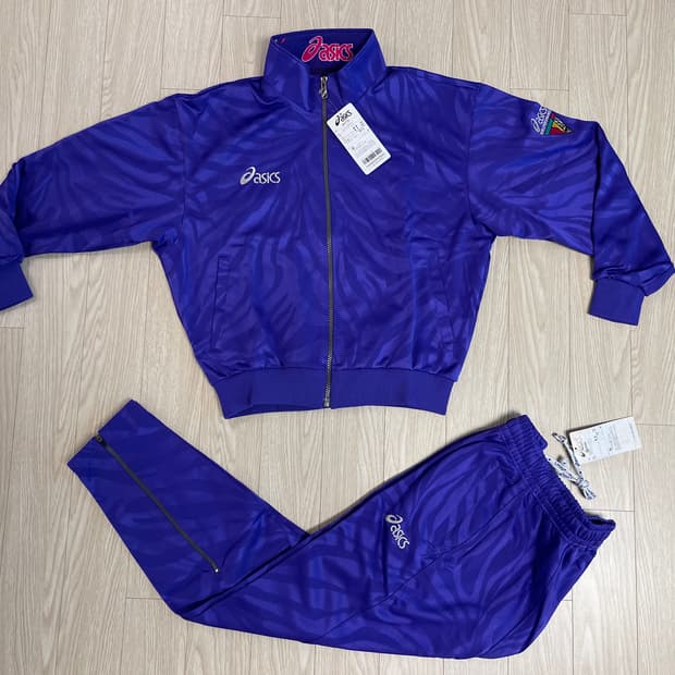 아식스 지브라 90s 올드 트랙탑 저지 셋업 2번 ASICS OLD
