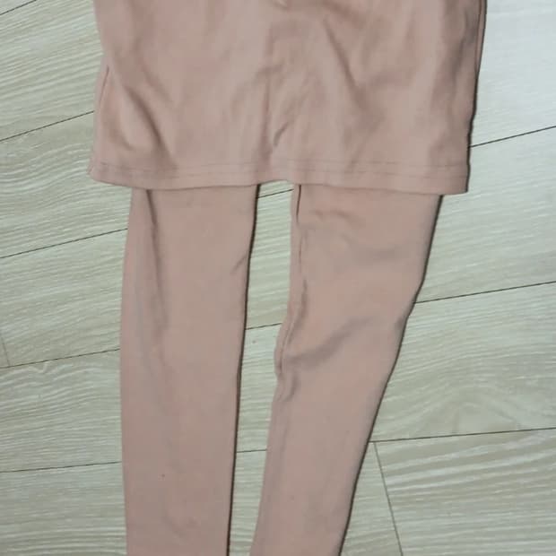 핑크 치마 레깅스 허단40
