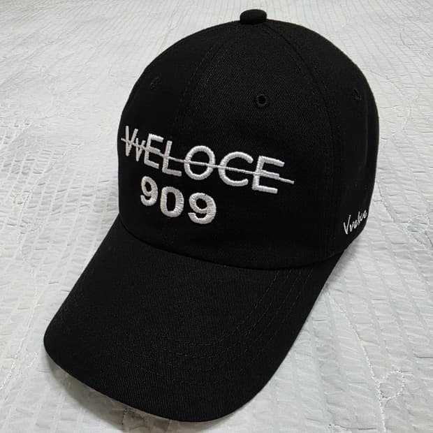 뷔벨로체 909 LT 볼캡 소프트핏 블랙 모자 볼캡 vveloce