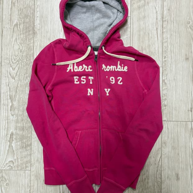 아베크롬비 딱붙핏 후드집업 s