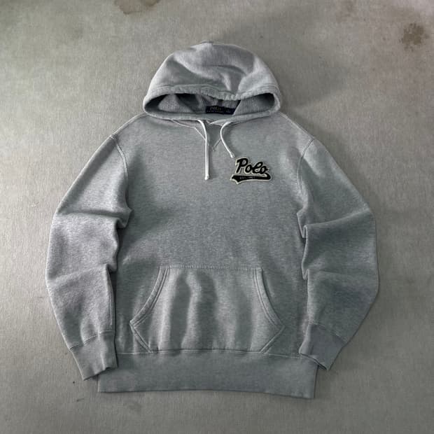 95 폴로랄프로렌 스펠아웃 자수 후드티