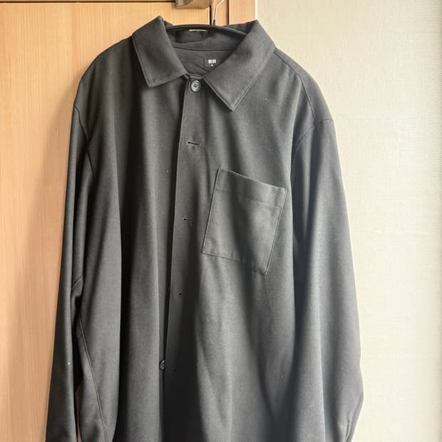 유니클로U 울 셔츠