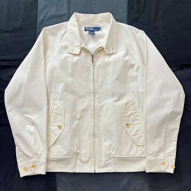 빈티지 폴로 랄프로렌 G9 헤링턴 블루종 자켓