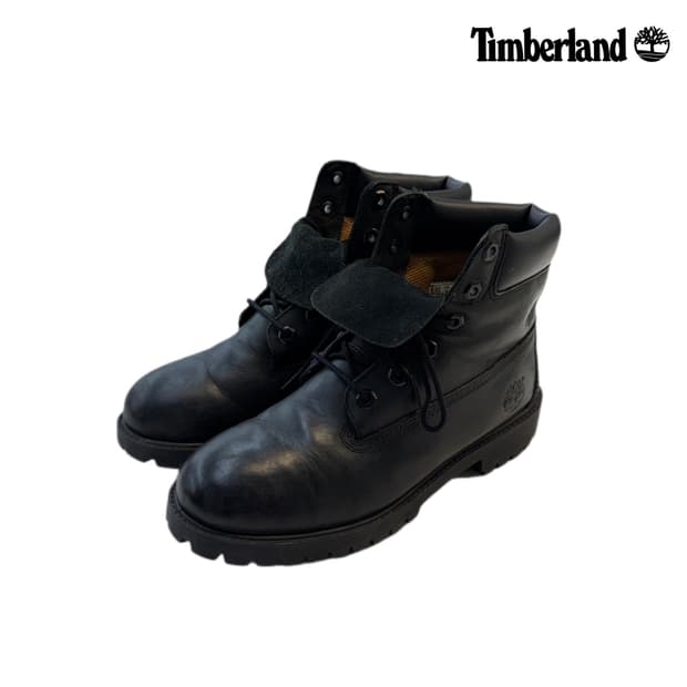 팀버랜드 6인치 레더 프리미엄 워커 부츠 블랙 235
