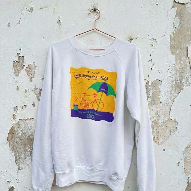 1993 Bike Along The Beach Sweatshirt