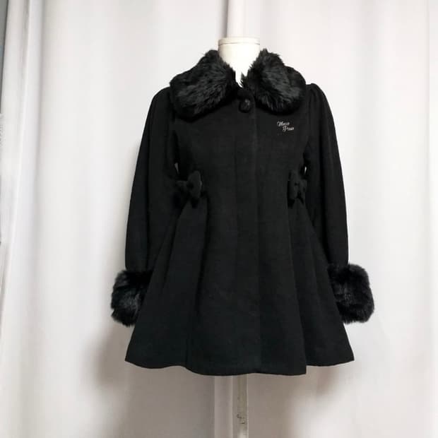 [mezzo piano] 메조피아노 빈티지 리본 자켓 코트