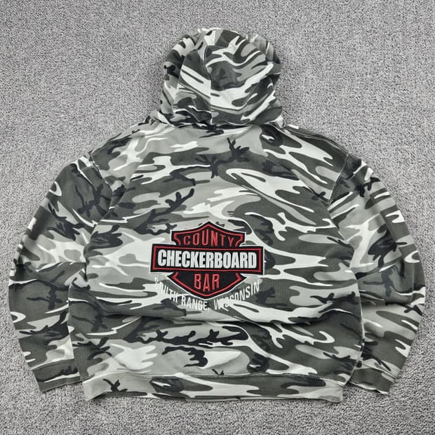 CODE V 카모패턴 카운티 체커보드 바 후디 ( L ) / 10441
