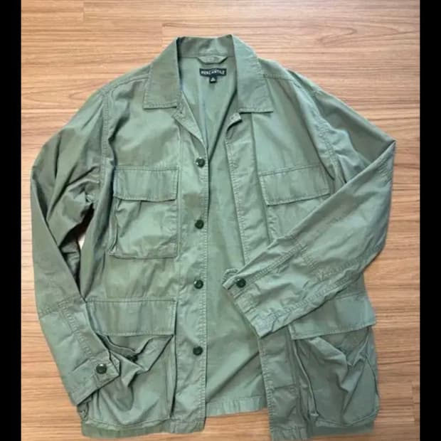 제이크루(j.crew)정글퍼티그 M사이즈판매