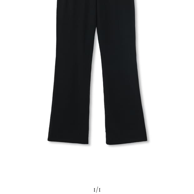 KNIT LOUNGE PANTS (BLACK)